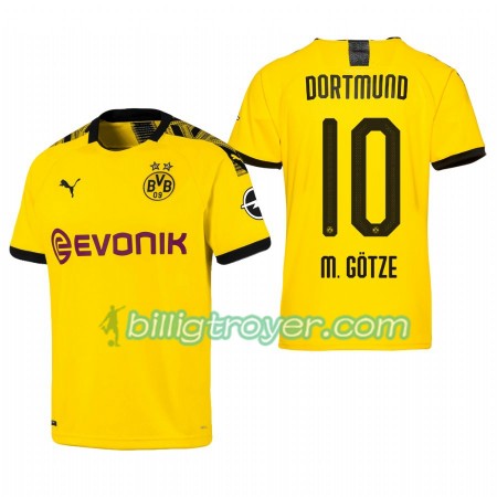 Billige Fotballdrakter Borussia Dortmund Mario Götze 10 Hjemmedraktsett 2019/20 Kortermet